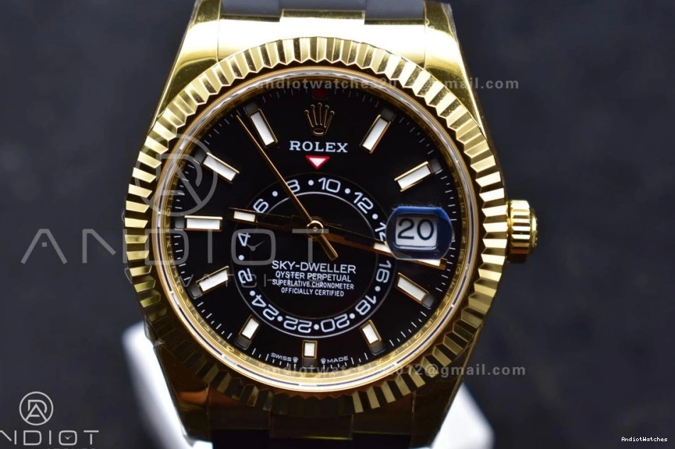 Sky-Dweller ZF YG 1:1 Weight) Strap (Gain Oysterflex Durable Edition Dial Black 1098 on Best A23J 336238 0831